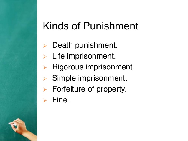 WHAT ARE THE KINDS OF PUNISHMENT UNDER IPC LawBIX Legal Help